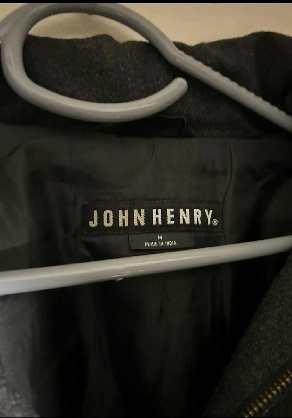 John Henry John Henry Men's Black Wool Size Mediu… - image 3