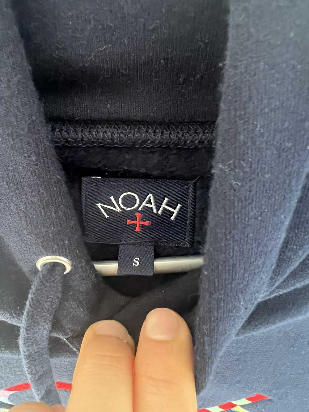 Noah Noah Embroidered Multicolor Logo Hoodie - image 8