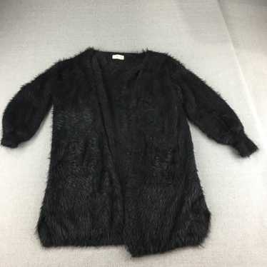 Vintage HQ Womens Cardigan Sweater Size 2XL Black… - image 1