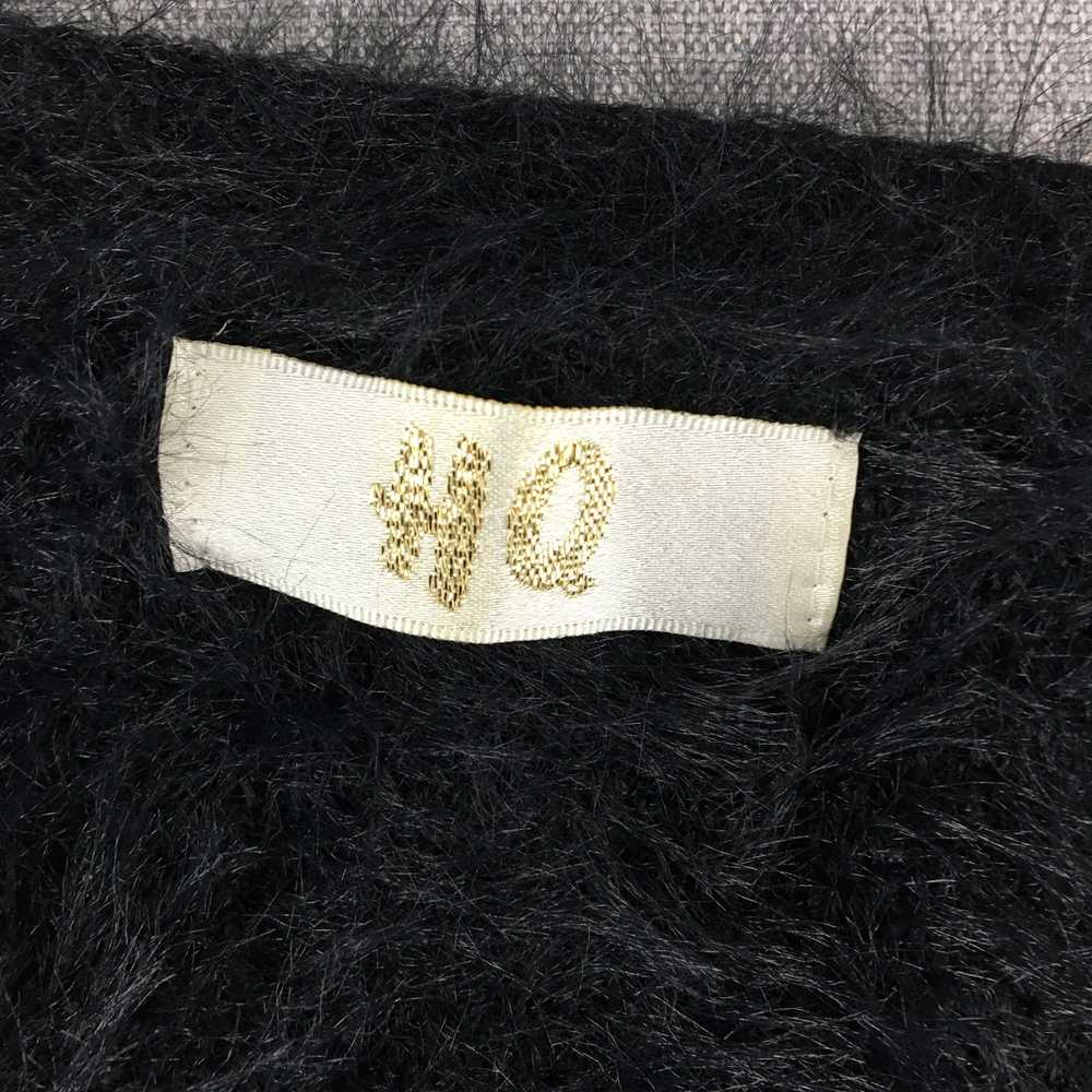 Vintage HQ Womens Cardigan Sweater Size 2XL Black… - image 2