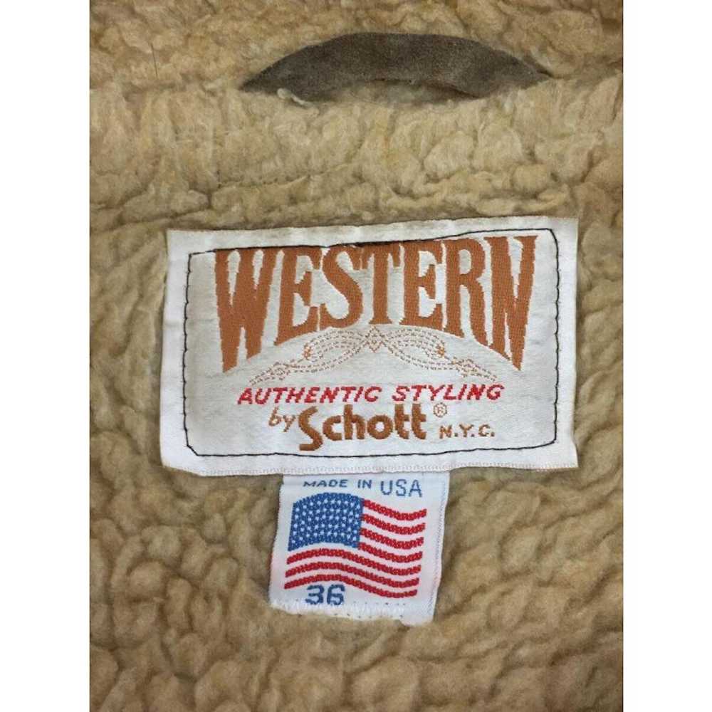 Schott Schott Western Leather Jacket - image 3