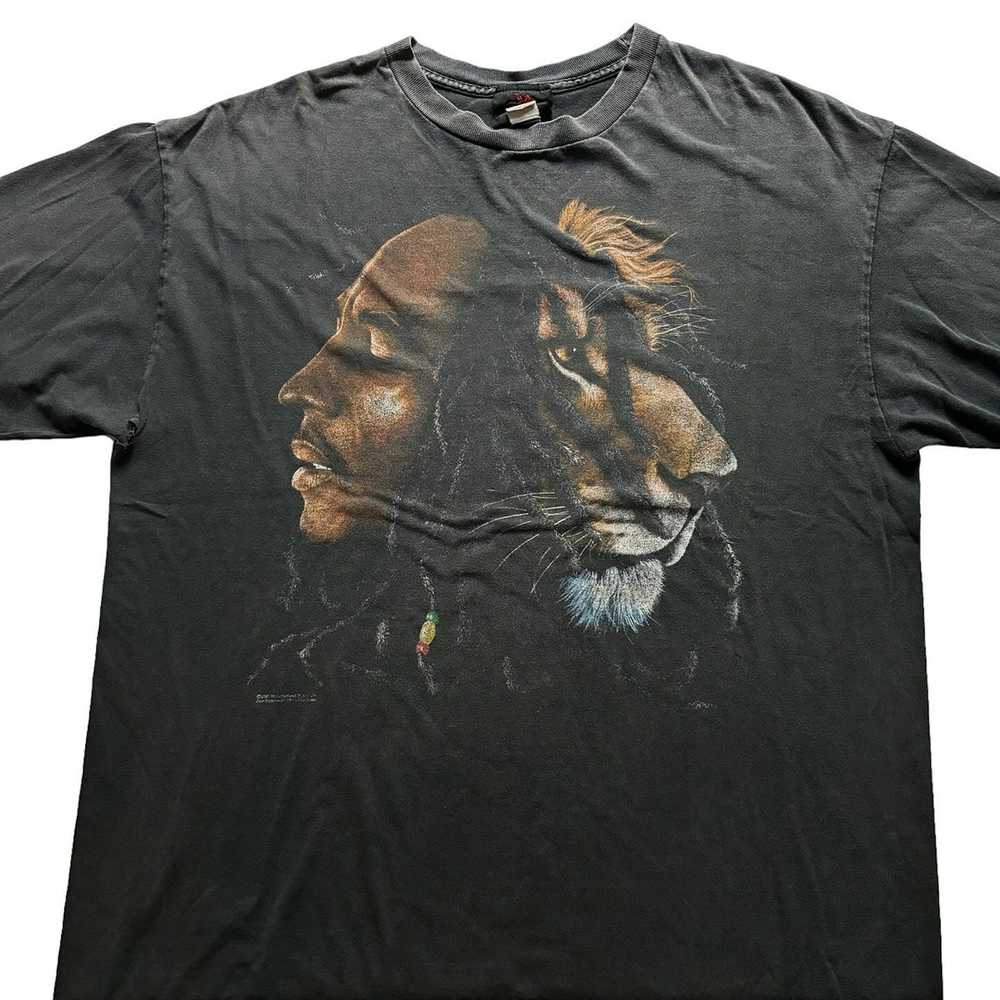 Zion Rootswear Y2K 2007 Bob Marley Lion Tee - image 2