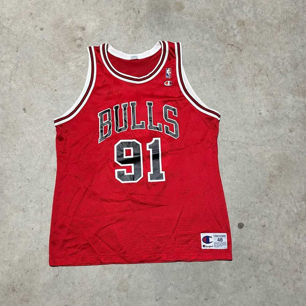 Champion Vintage 90s Chicago Bulls Dennis Rodman … - image 1