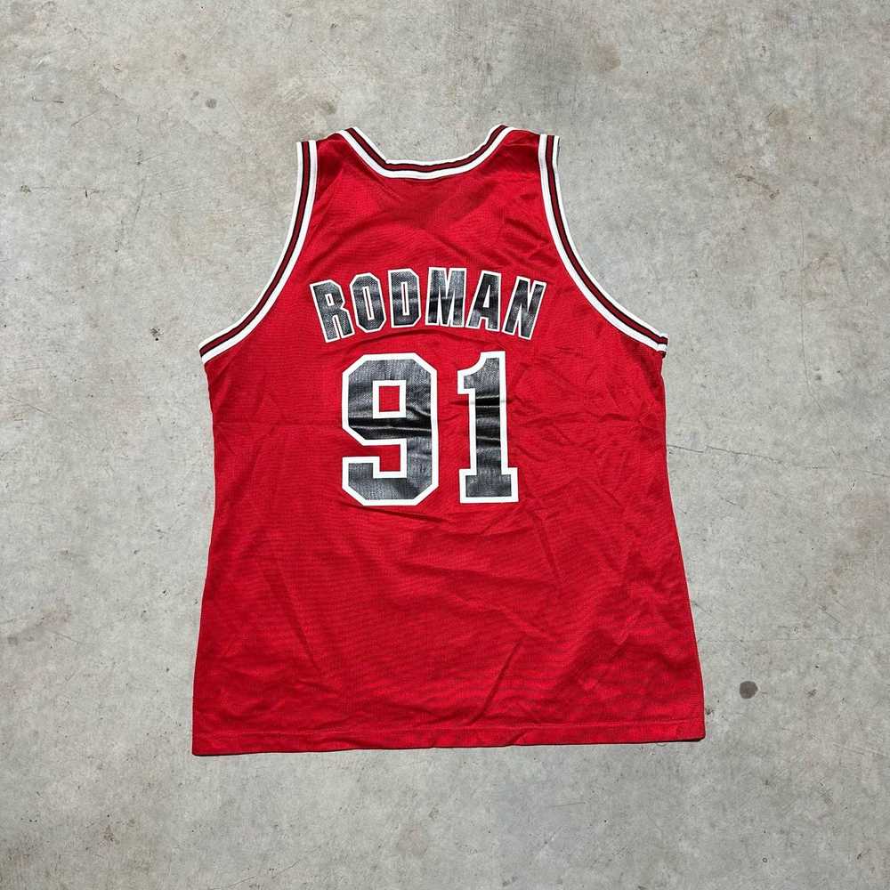 Champion Vintage 90s Chicago Bulls Dennis Rodman … - image 2