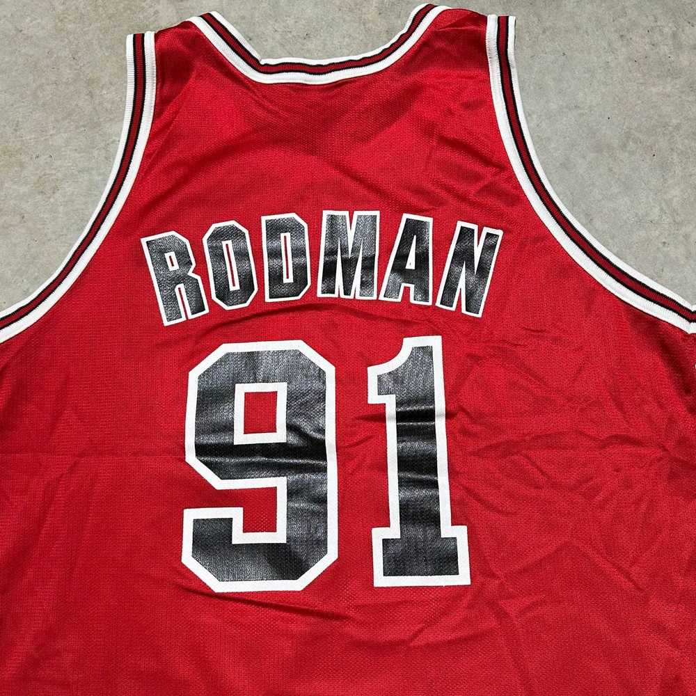 Champion Vintage 90s Chicago Bulls Dennis Rodman … - image 6