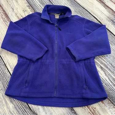 L.L. Bean Vintage L.L. Bean Fleece Cinch Waist Zip