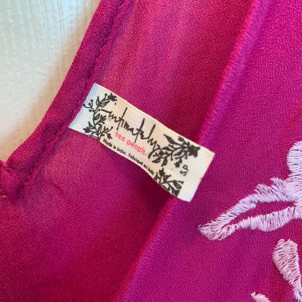 Intimately Free Aida Embroidered Slip Tunic Dress - image 5
