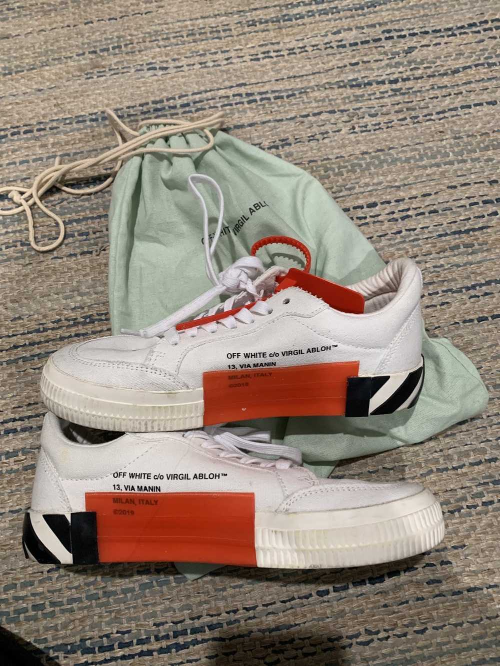 Off-White Off White Vulcanized Violet Low Tops - image 2