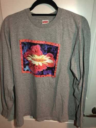 Supreme Supreme Flower Long Sleeve Gray