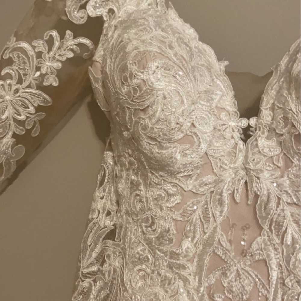 Size 4 Essense of Australia Wedding Dress - image 4