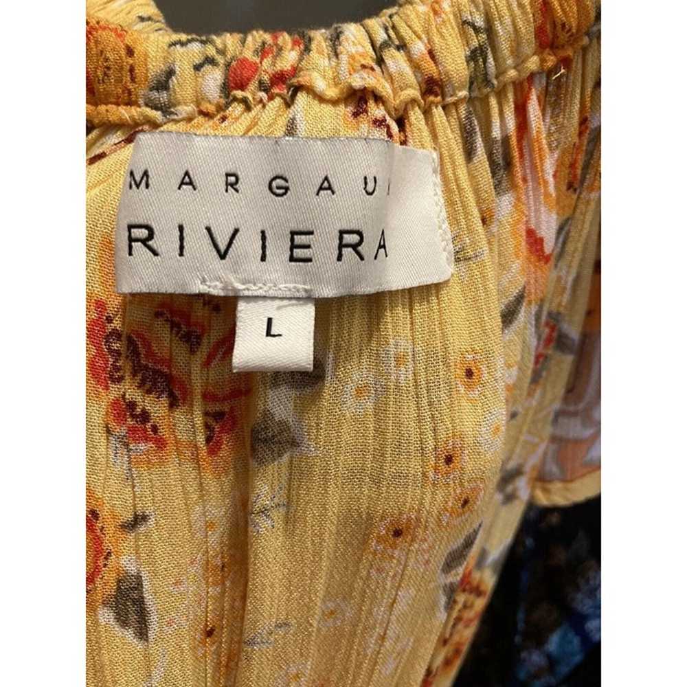 Margaux Riviera Yellow Floral Dress Large On Or O… - image 10