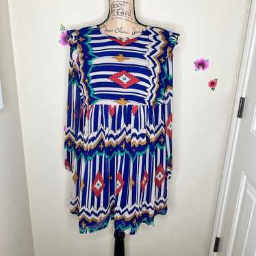 Umgee Aztec Southwestern Print Design Dress