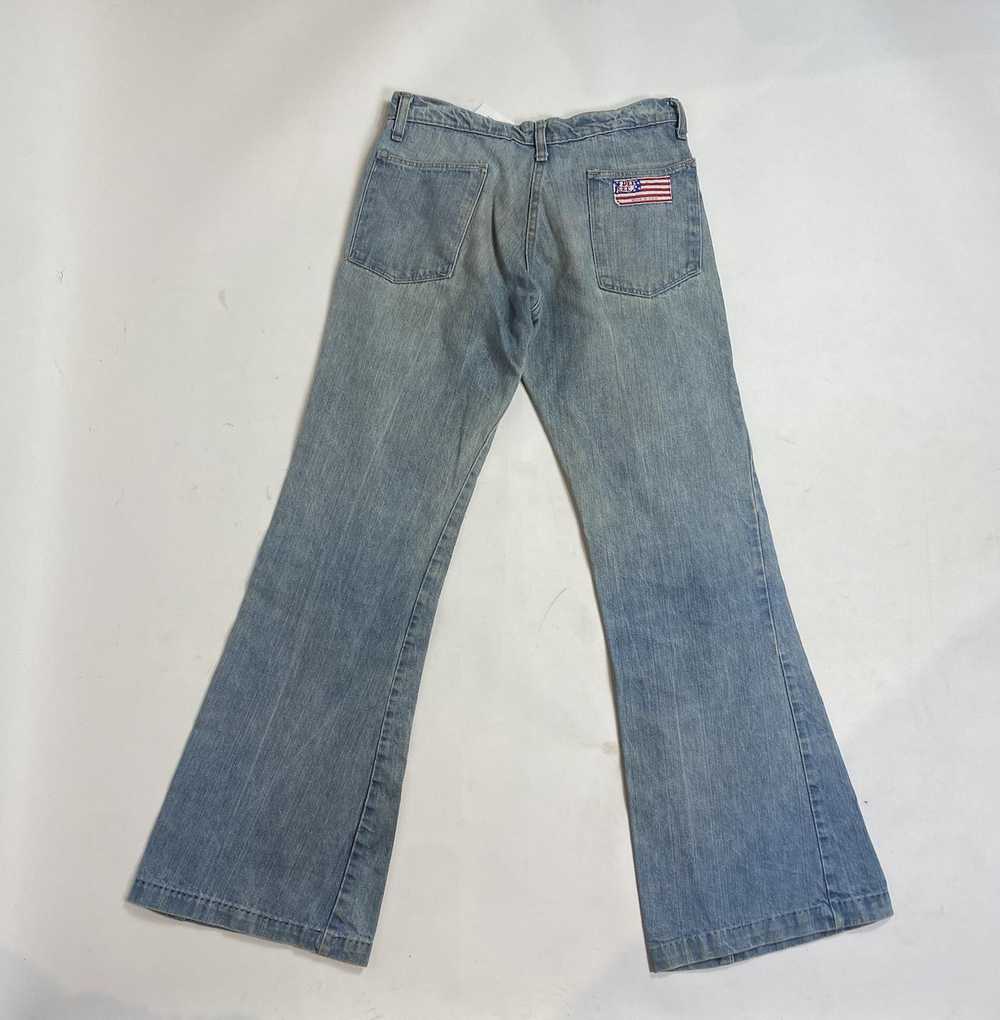 1970s Dee Cee Hip Hugger Bell Bottom Flare Jeans - image 2