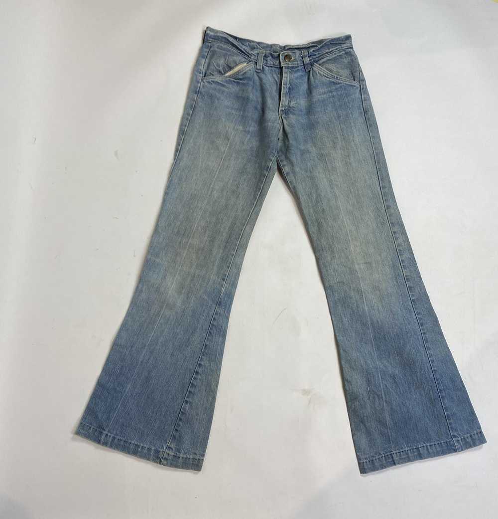 1970s Dee Cee Hip Hugger Bell Bottom Flare Jeans - image 5