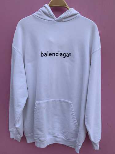 *AS-IS* OVERSIZED BALENCIAGA PULLOVER HOODED SWEAT