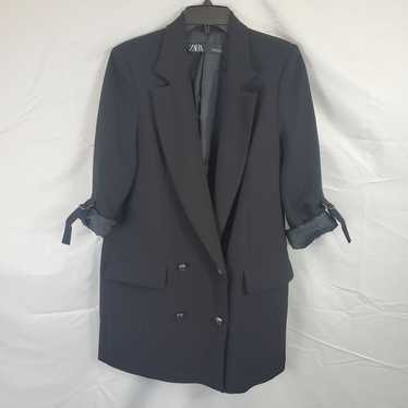 Zara Men Black Blazer Jacket Sz S - image 1