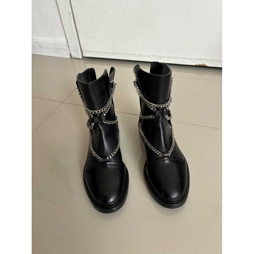 Casadei Leather biker boots - image 10