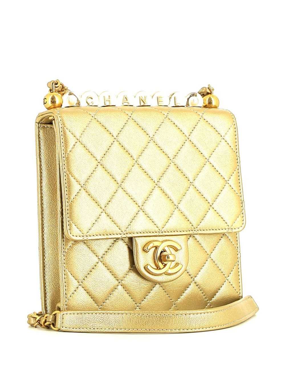 CHANEL Pre-Owned 2020 diamond-quilted shoulder ba… - image 3