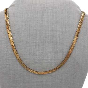 Retro Gold Fringe Necklace