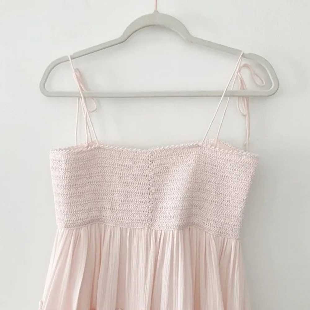 She Made Me Liv Crochet Tiered Mini Babydoll Dres… - image 10