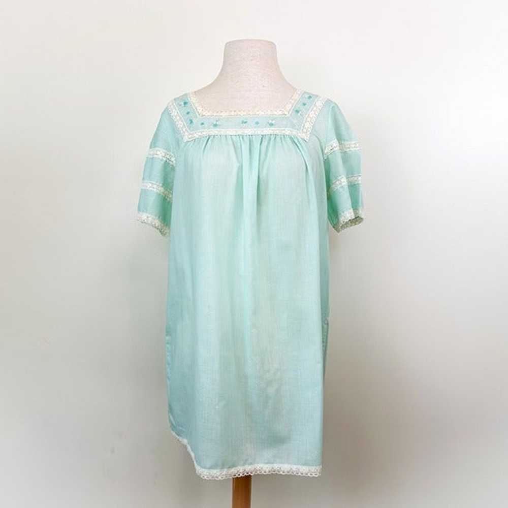 Vintage 60s-70s Embroidered Peasant Mexican Style… - image 1