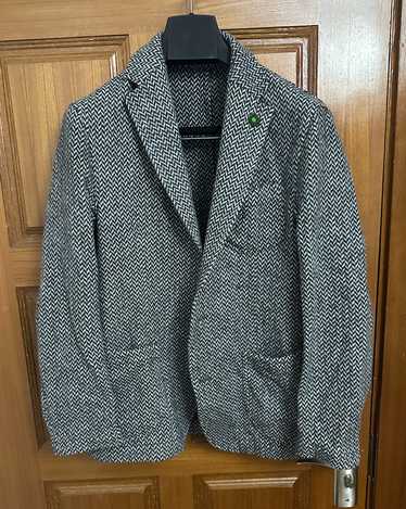 Lardini lardini wool suit blazer jacket