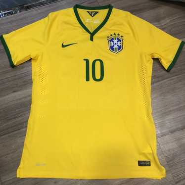 MEN'S NIKE BRAZIL BRASIL NATIONAL 2014/2015 FOOTBALL SOCCER SHIRT JERSEY  SIZE XL