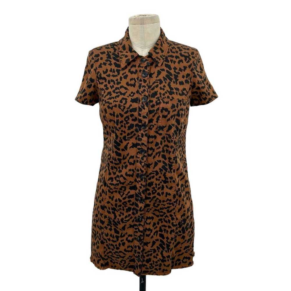 Show Me Your Mumu Cyrus Mini Dress Bronze Leopard… - image 1