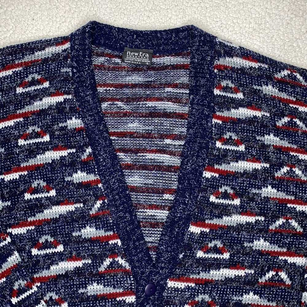 New Era Vintage New Era Knit Button Cardigan bigg… - image 3