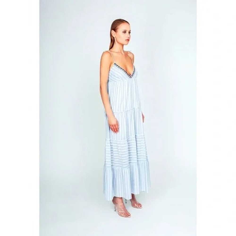 Lemlem / FWRD Nefasi Empire Maxi Dress in Sky Blu… - image 5