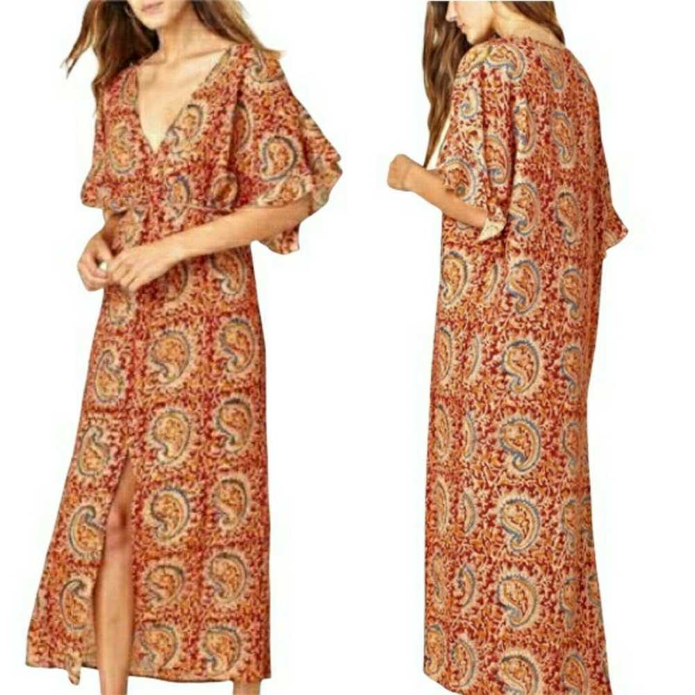 CHRISTY DAWN Poppy boho floral kaftan caftan maxi… - image 7