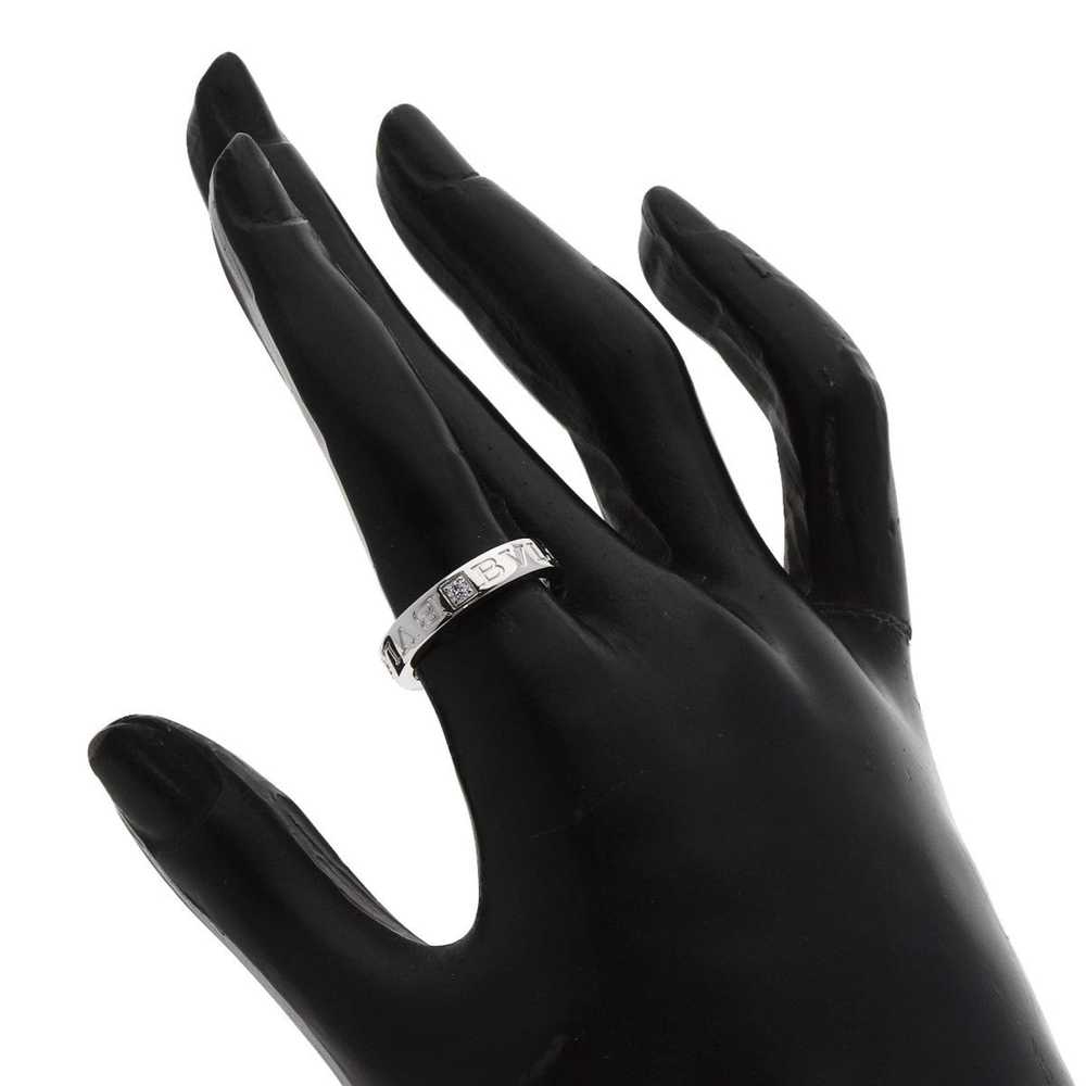 Bvlgari BVLGARI Double 1P Diamond Ring K18 White … - image 6