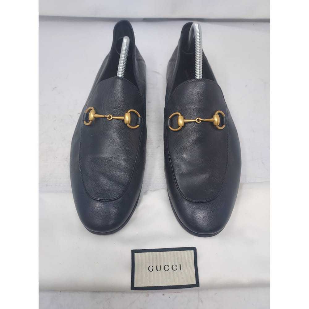 Gucci Brixton leather flats - image 2