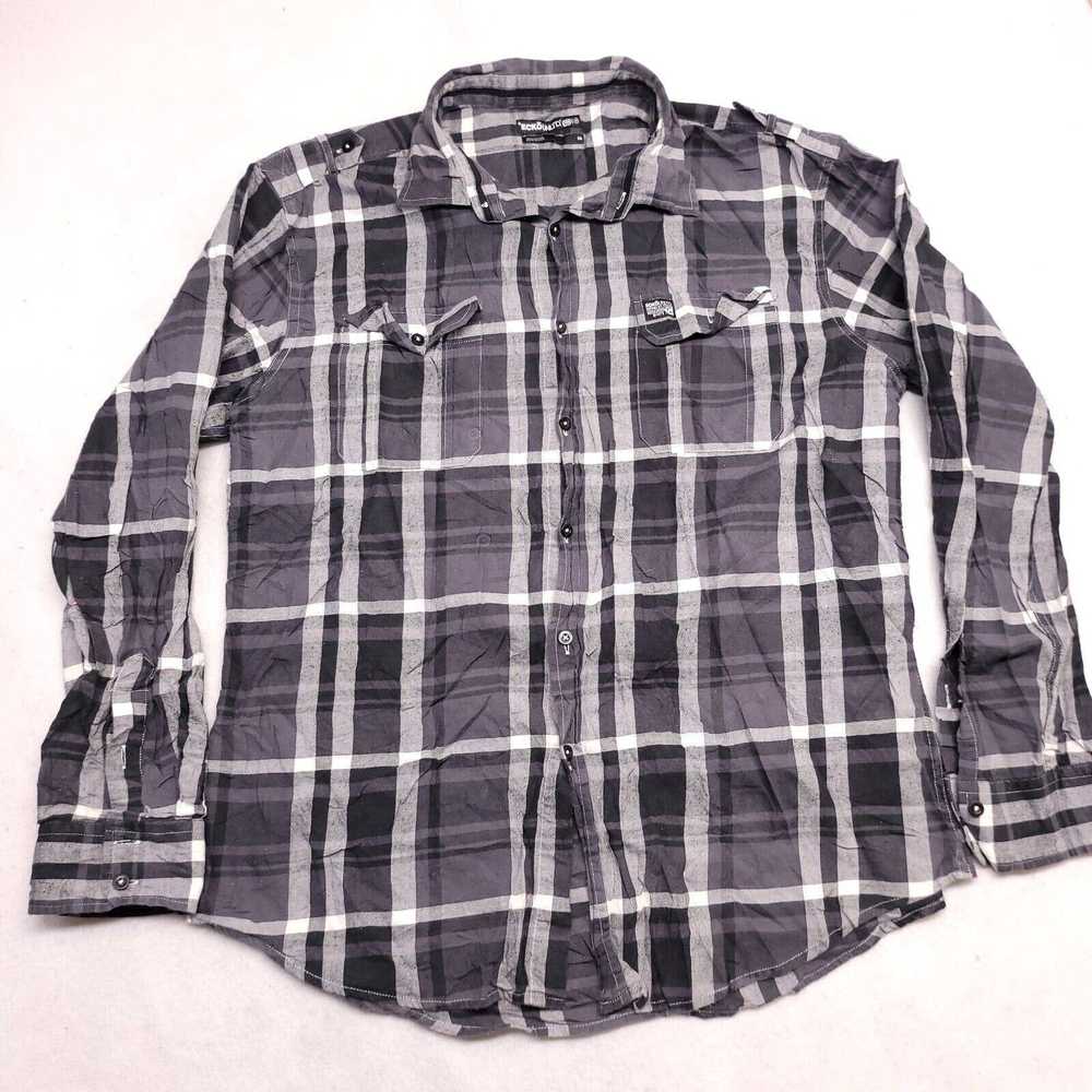 Ecko Unltd. Ecko Unltd Madras Flannel Shirt Men S… - image 2