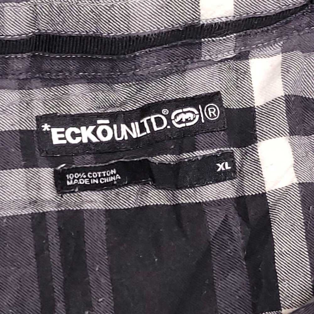 Ecko Unltd. Ecko Unltd Madras Flannel Shirt Men S… - image 3