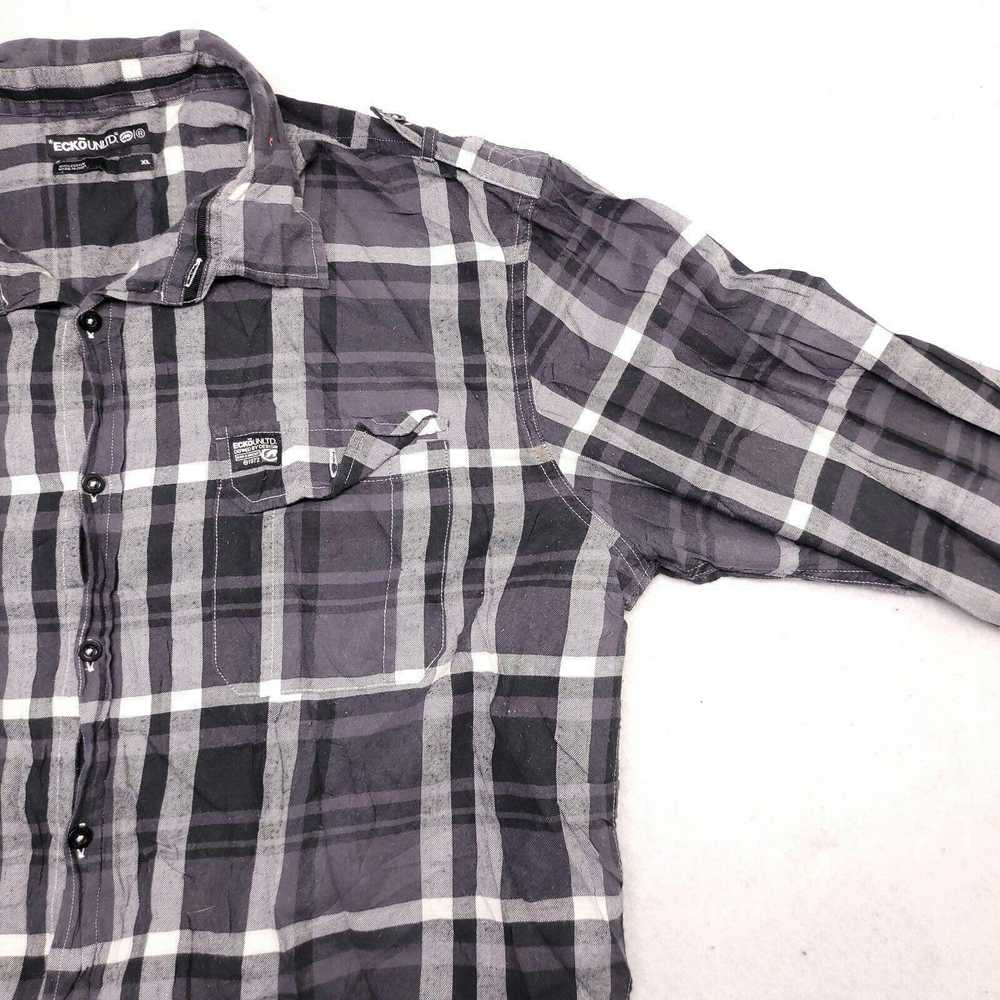 Ecko Unltd. Ecko Unltd Madras Flannel Shirt Men S… - image 5