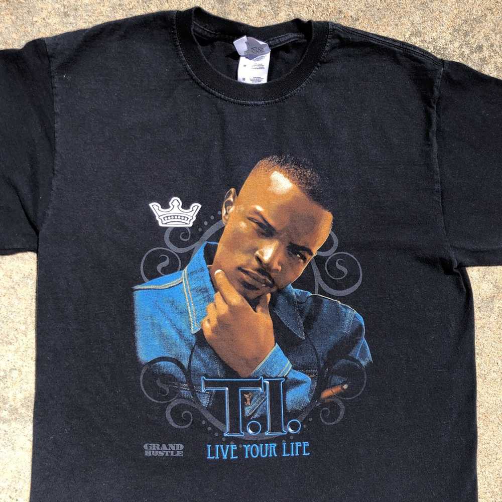 Rap Tees × Vintage Vintage TI Grand Hustle Shirt … - image 1