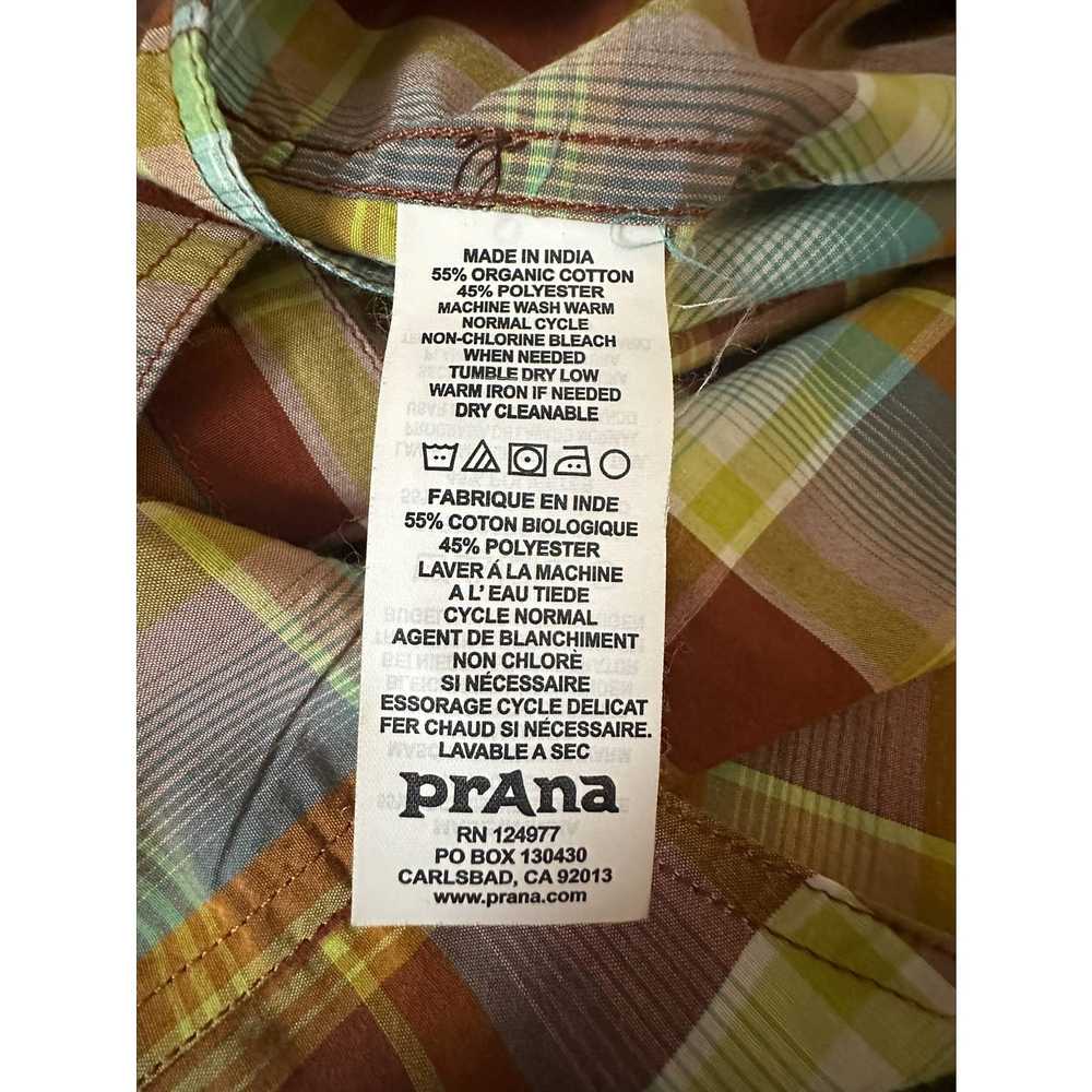 Prana Men's Prana Button Up Short Sleeve Size Med… - image 7