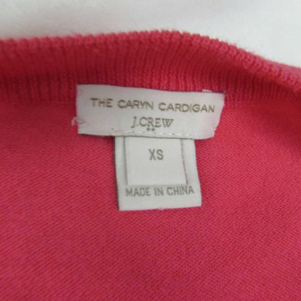 J.Crew J. CREW Cardigan XS L/S Button Pink Cardig… - image 4