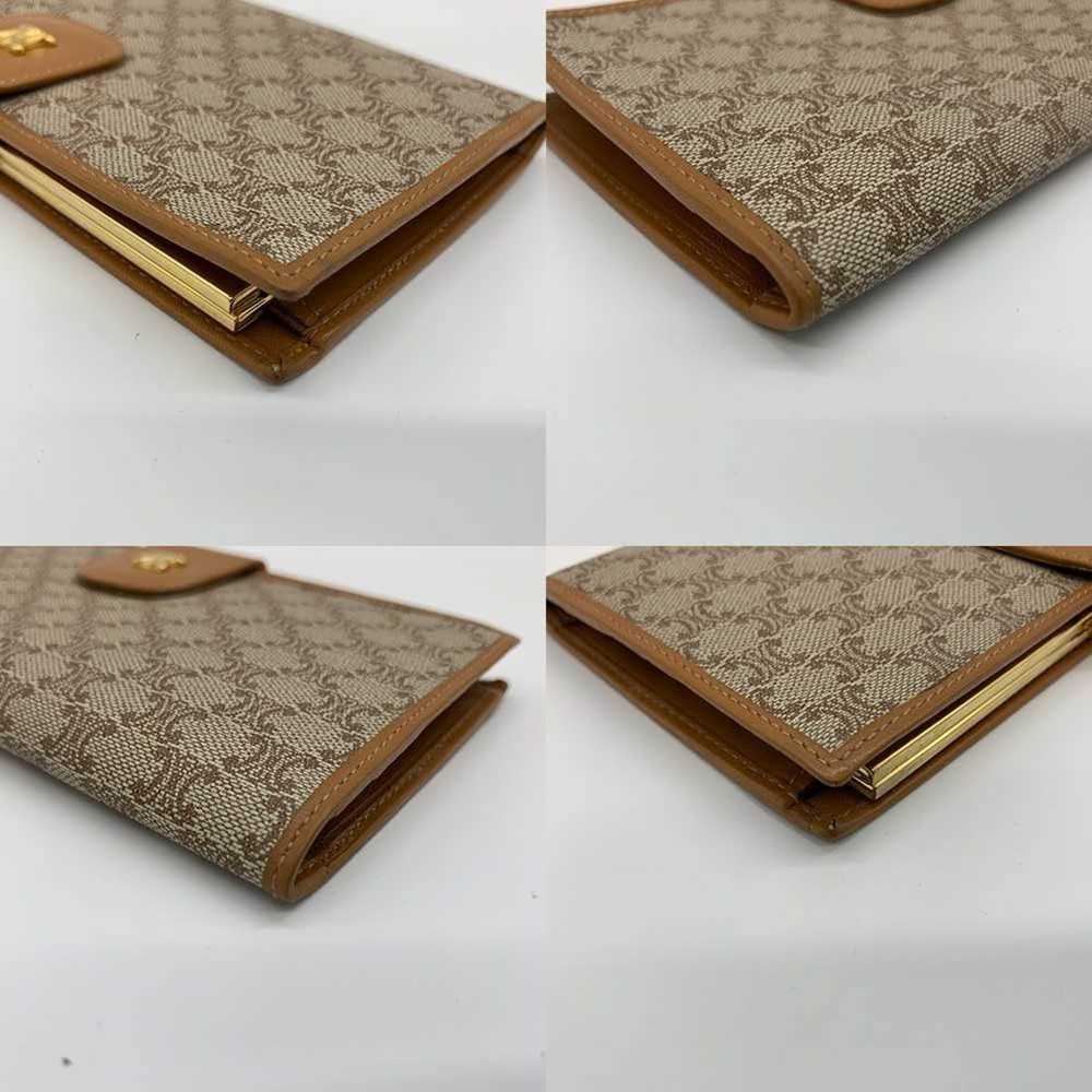 Celine Celine Triomphe Pattern Long Wallet Beige … - image 3