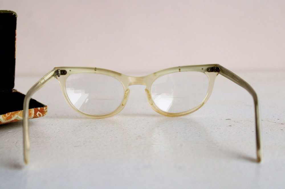 Vintage Vintage 1950s Cat Eye Glasses With Case, … - image 6