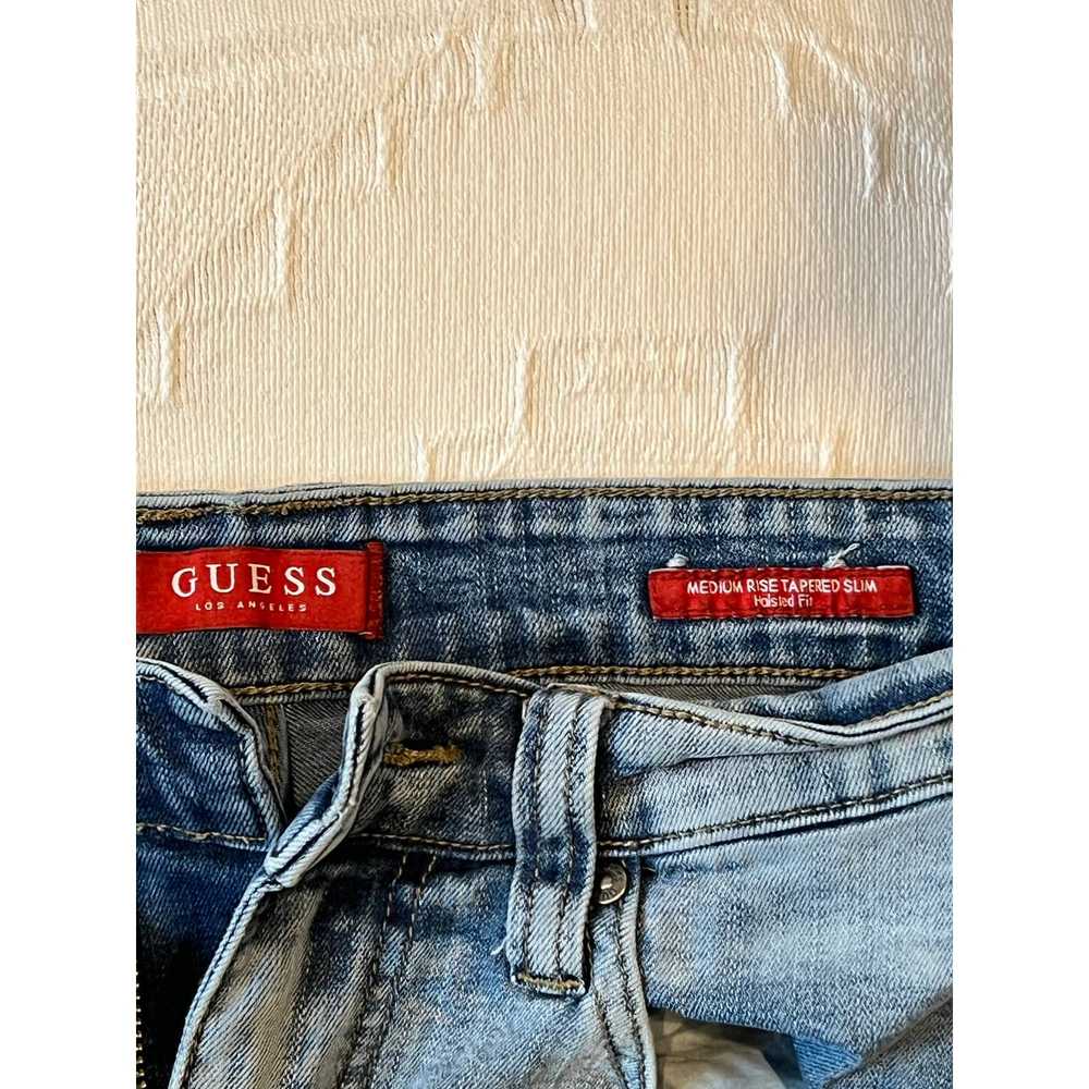 Guess Guess Med Rise Tapered Slim Fit Jeans Mens … - image 2