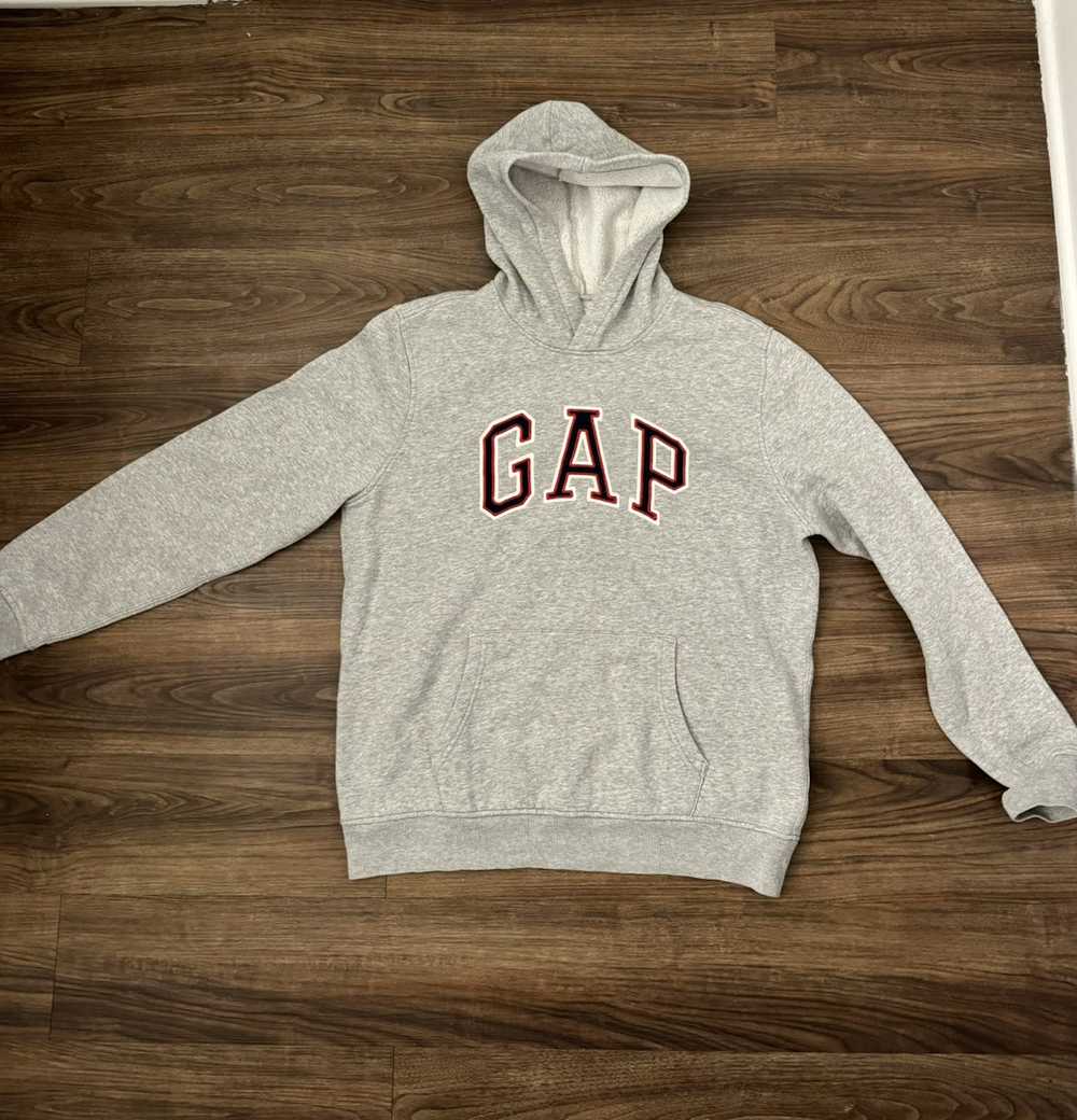 Gap × Vintage Grey 2000s gap hoodie - image 1