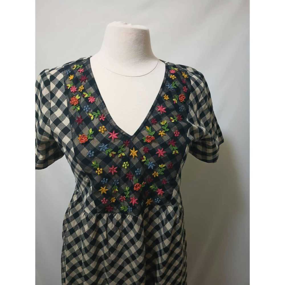 Other Roolee Gingham Embroidered Dress M Cottagec… - image 5