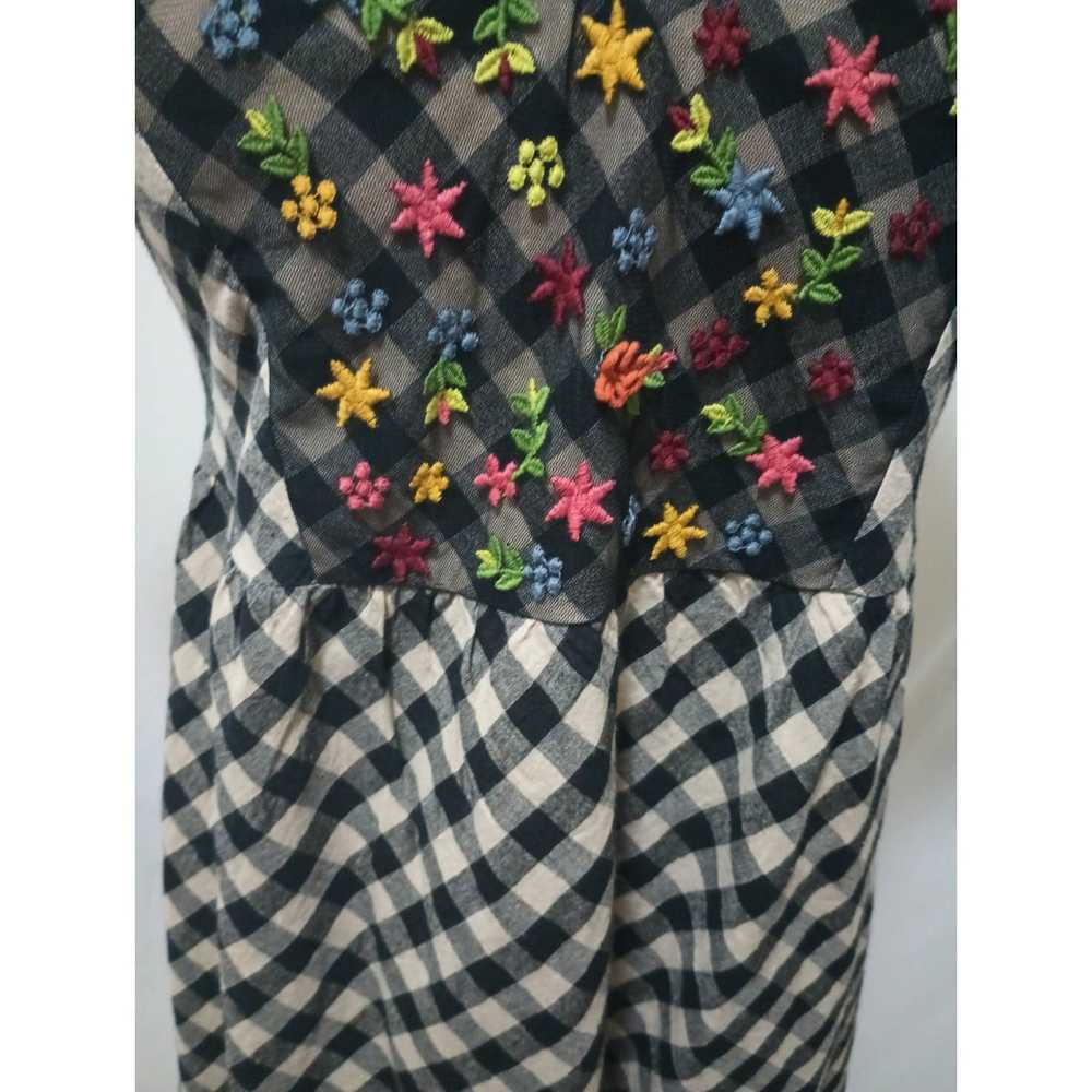 Other Roolee Gingham Embroidered Dress M Cottagec… - image 8