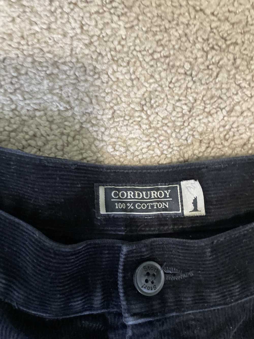 Vintage Stori Black Corduroy Pants - image 2