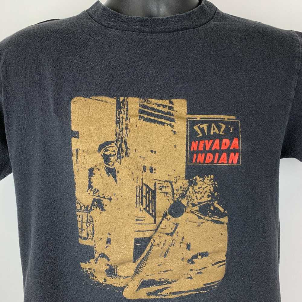 Vintage Stazs Nevada Indian Vintage 90s T Shirt M… - image 5