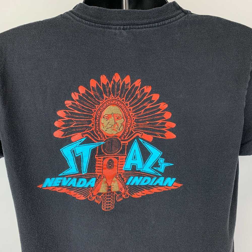Vintage Stazs Nevada Indian Vintage 90s T Shirt M… - image 7
