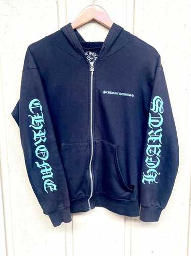 Chrome Hearts Chrome Hearts Blue Script Hoodie