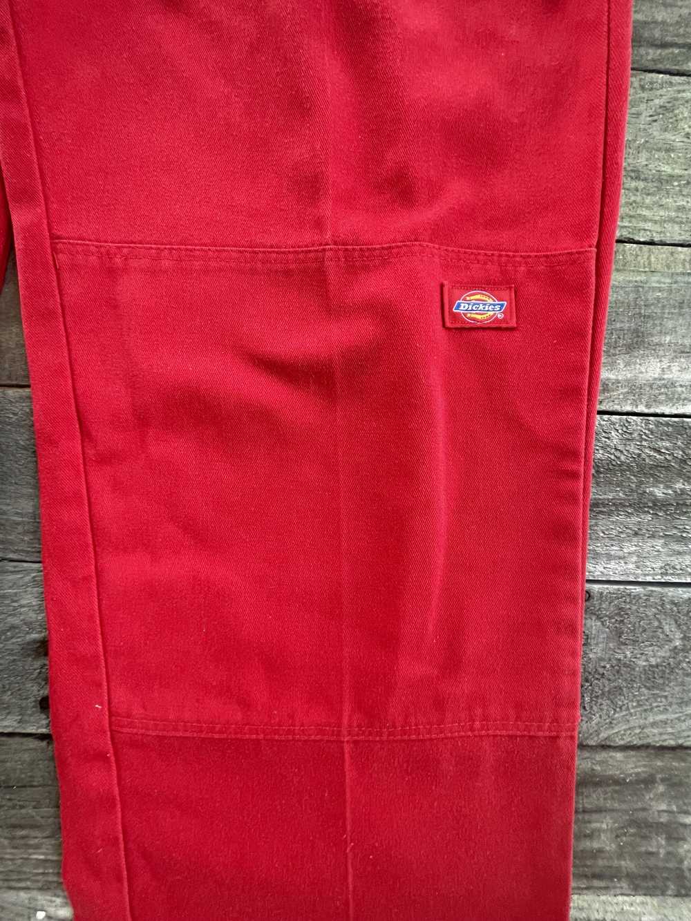 Dickies Vintage Red Double Logo Dickies Worker Pa… - image 2